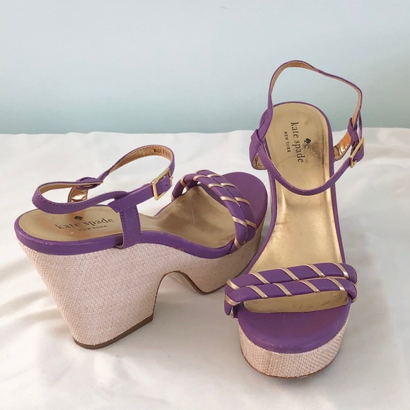 kate spade wedge heels